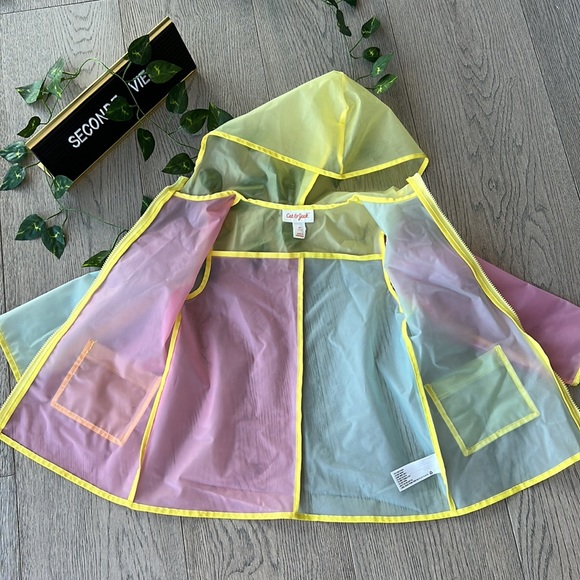 Multicoloured sheer raincoat for toddler - Picture 3 of 5